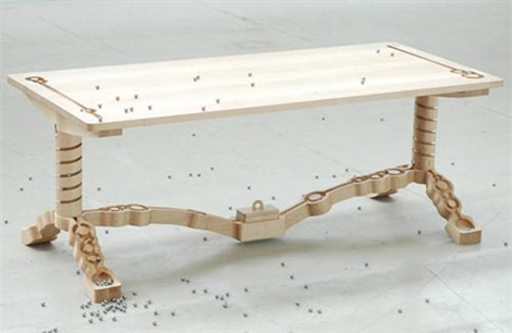 Marble table