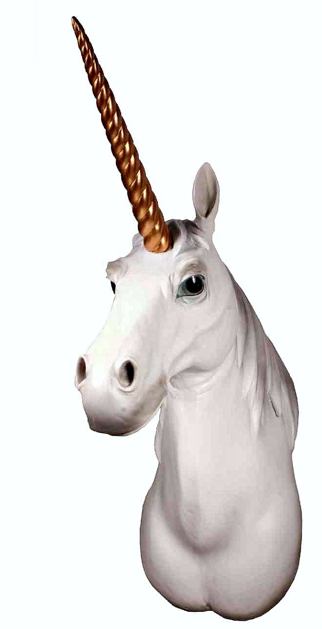 Unicorn Head Wall Mount 1