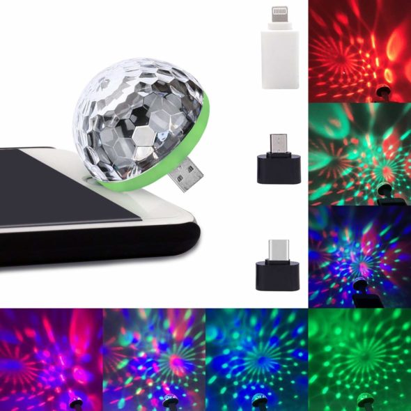USB And Smartphone Disco Ball