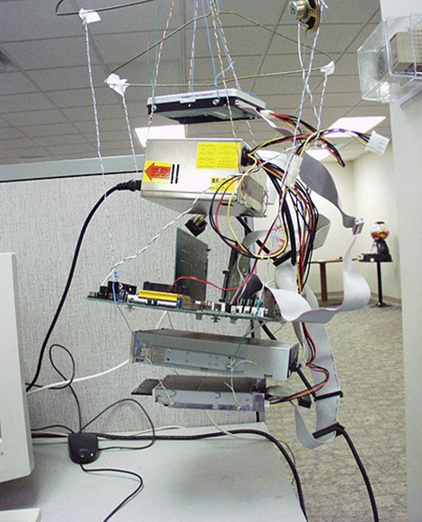 Sky Puter suspended computer