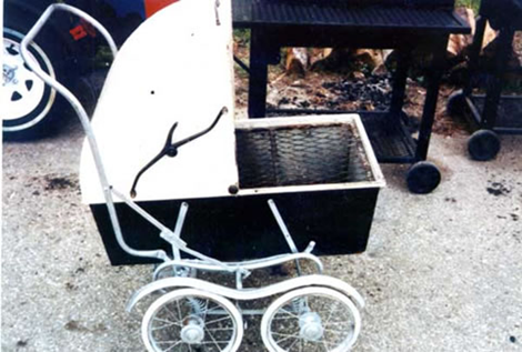 Stroller Baby Carriage BBQ