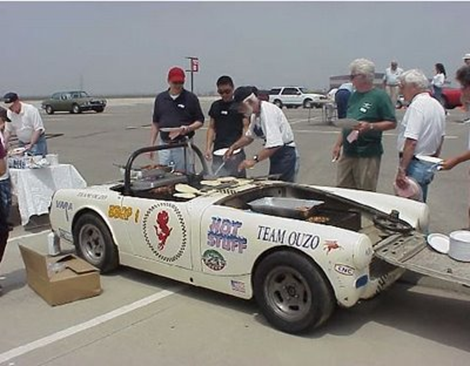Jaguar Austin Healy BBQ
