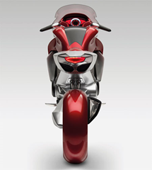 Futuristic Honda Motorcycle