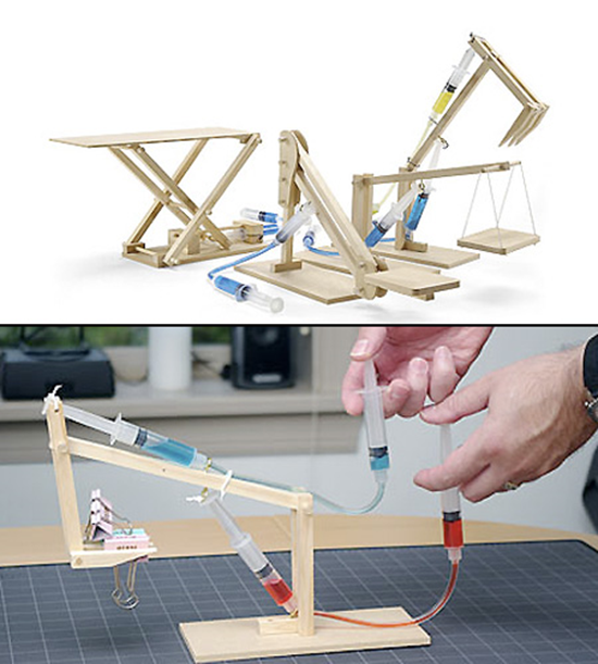 wooden hydraulics kit