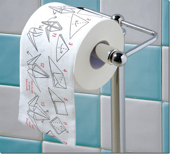 Origami Toilet Paper