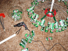 Pepsi Can Christmas Tree