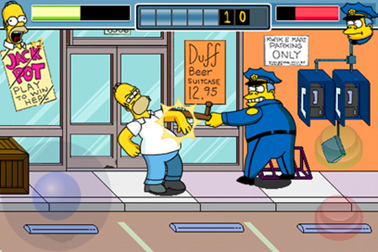 iPhone Simpsons Game