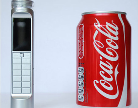 Coke powered cell phone