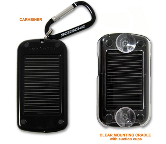 Scosche solBAT II Carabiner and Cradle