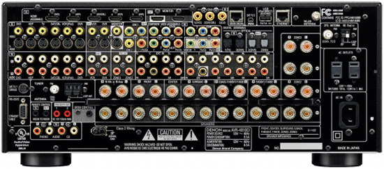 Denon AVR-4810CI Back
