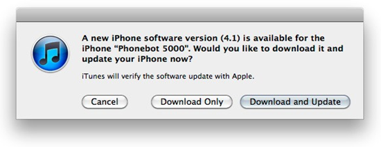 iOS 4.1 Download