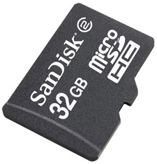 SanDisk 32GB microSDHC