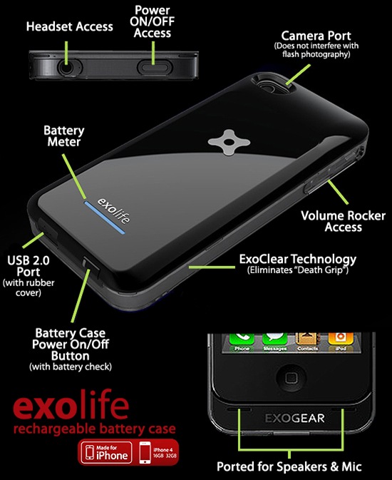 Exolife Exogear Features