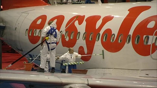 Easyjet Airplane Coating