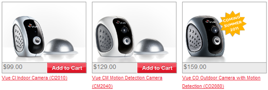 Vue Motion Detection Cameras