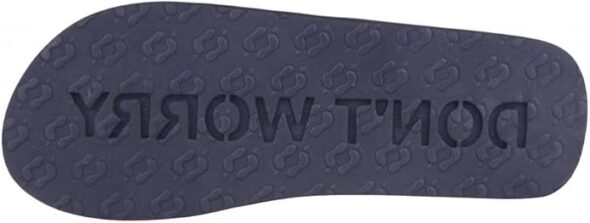 Don't Worry Be Happy Flip Flop Imprint