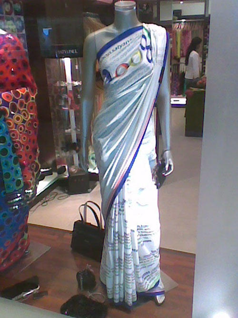 The Google Sari – Spotted In India