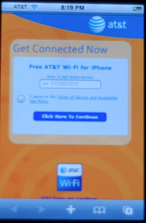 AT&T WiFi HotSpots Free To iPhone Users And Crafty Folks