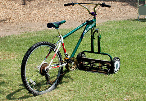 Redneck Exercise Bike/Lawnmower