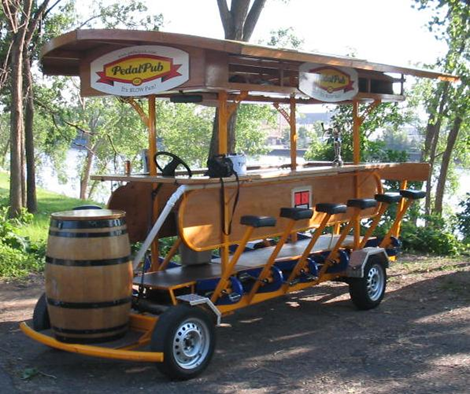 Bike While Drinking Beer = PedalPub