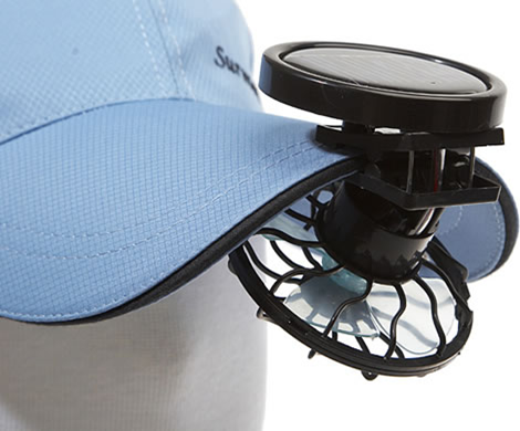 Clip On Solar Fan – Feels Good… Looks Dorky