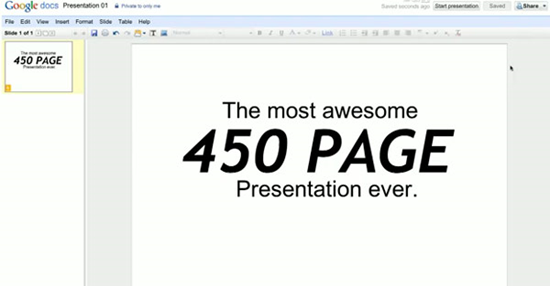 Google Docs Presentation Better Than PowerPoint?