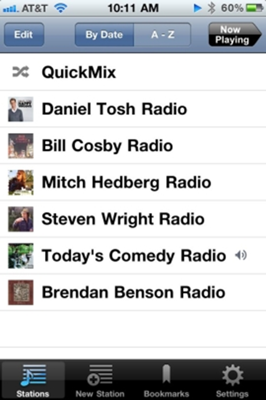 Pandora App Gets Comedy