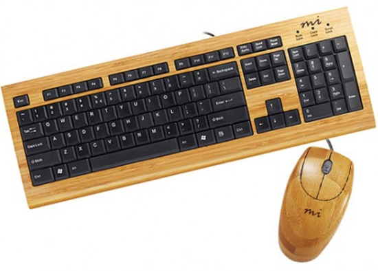 Bamboo Keyboard And Mouse