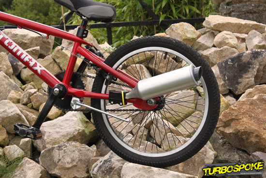 Turbospoke Bicycle Exhaust System