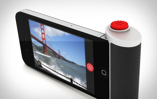 Red Pop iPhone Camera Button