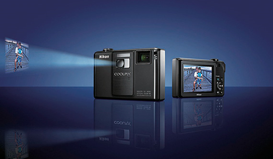 Digital Camera With Built-In LED Projector – Nikon Coolpix S1000pj