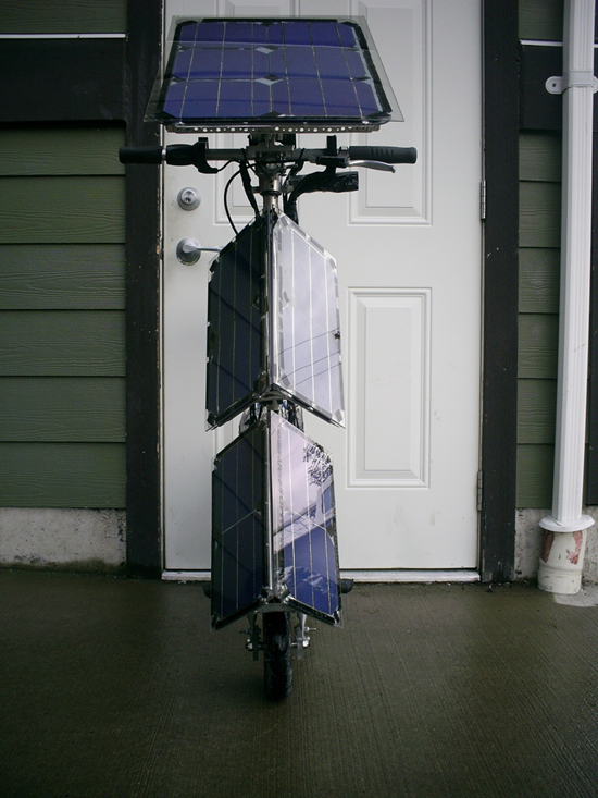 One Crazy Looking Bike – THEKPV – The Hybrid Electric Kinetic Photovoltaic Vehicle