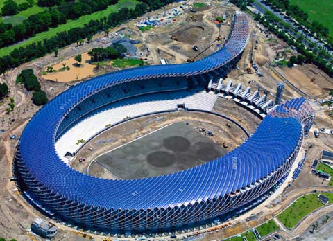 100% Solar Stadium In Taiwan