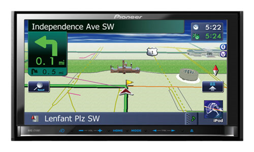 Pioneer Unveils New High End In-Dash Navigation