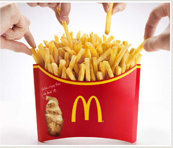 McDonald’s Mega Potato = 3/4 Pound