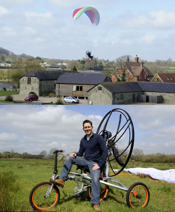 Flying Bicycle Becomes A Reality = Paravelo