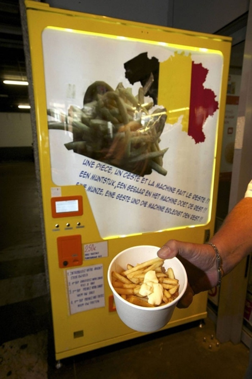 French Fry Vending Machine Makes Hot Fries In Under 2 Minutes