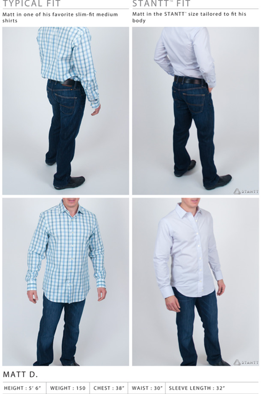 STANTT Casual Shirts That Fit Like Tailored Shirts.  Made In USA
