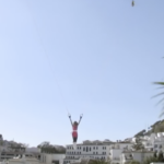 RC Helicopters Lift Woman