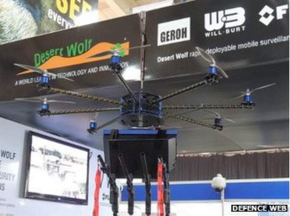 Pepper Spray Bullet Drone