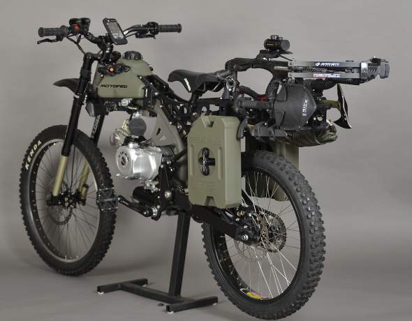 Motoped Survival Bike back