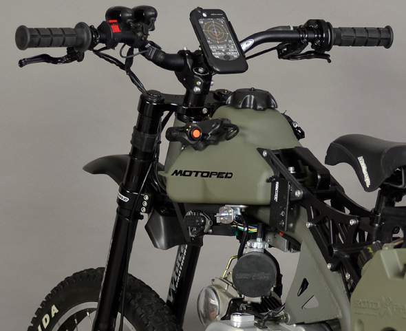 Motoped Survival Bike Tank
