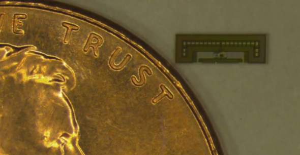 powerless radio on a chip