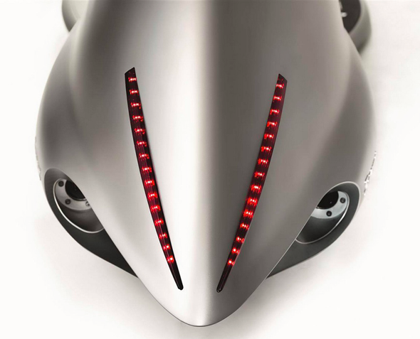 Akrapovic Full Moon Concept Motorcycle Rear View
