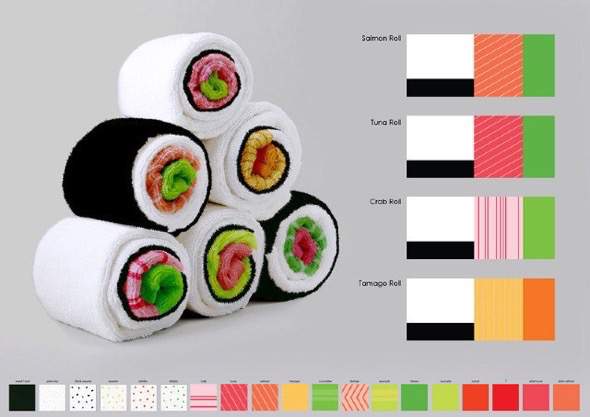 Sushi Towels