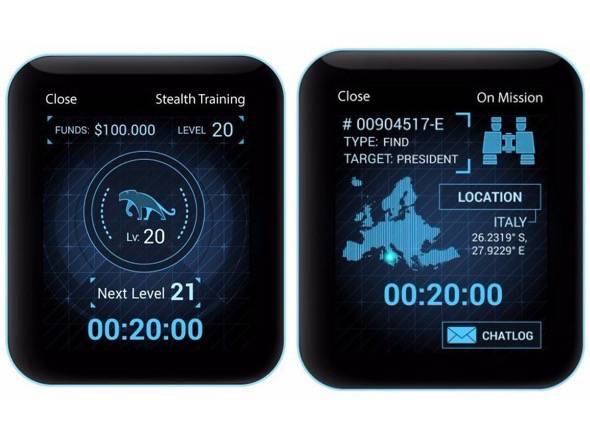 Secret Agent Game For the Apple Watch