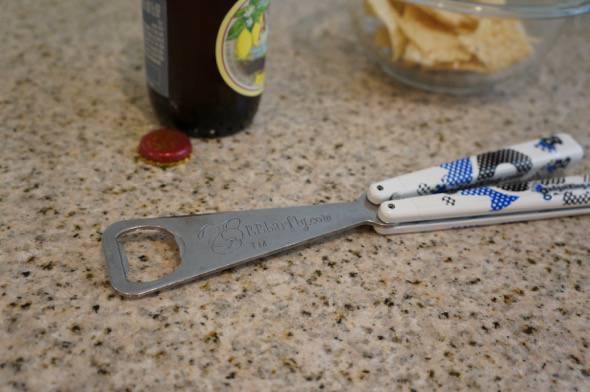 Balisong / Butterfly Style Bottle Opener By BBbarfly