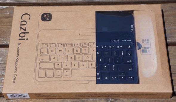 Cazbi iPad Air Bluetooth Keyboard Case Box Front