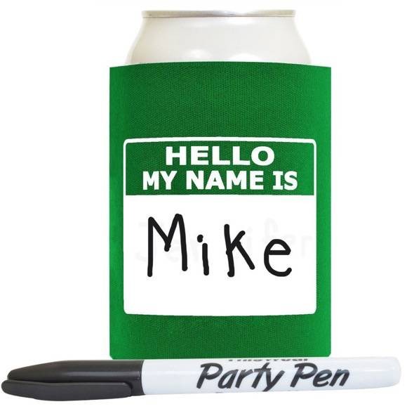 Hello My Name Is Drink Cooler