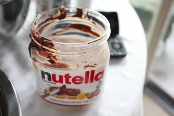 empty nutella jar